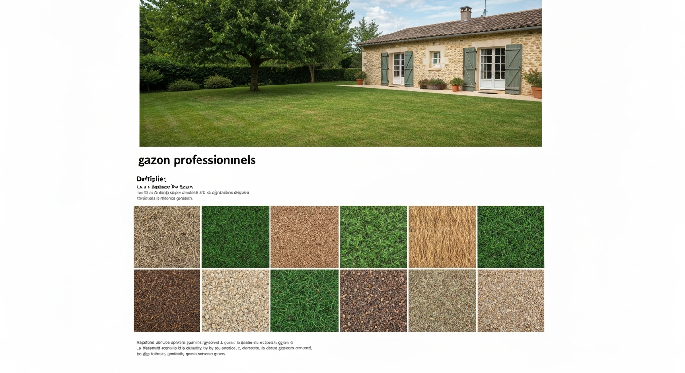Gazon professionnel avis : comparatif, pose et entretien